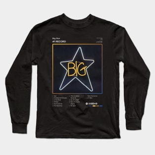 Big Star - #1 Record Tracklist Album Long Sleeve T-Shirt